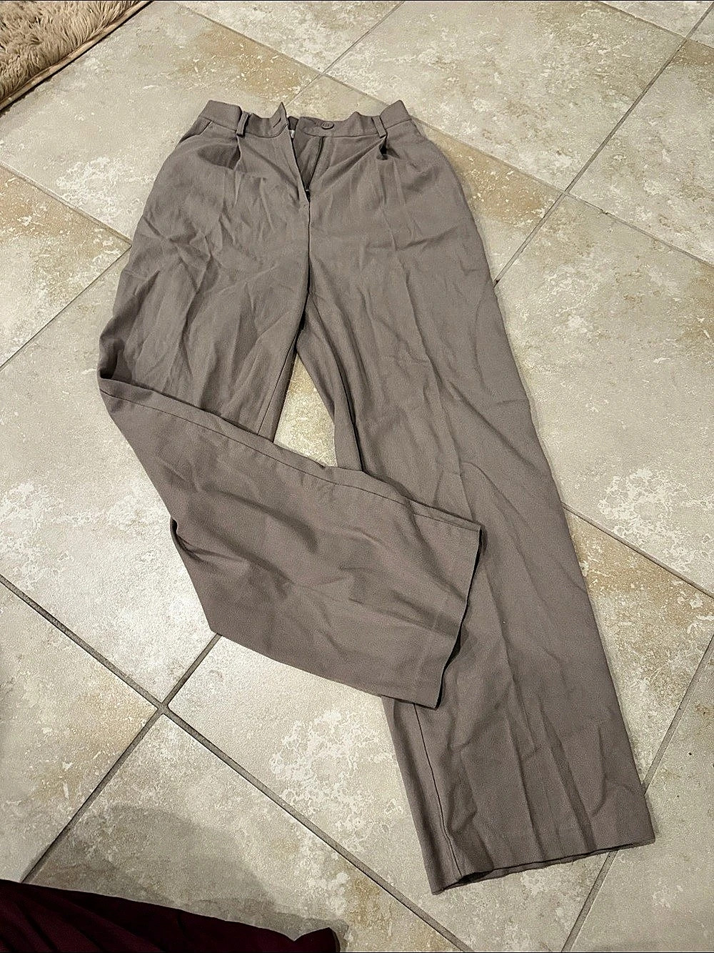 Garage Straight Leg Pants in Brown Size XS